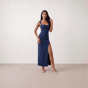 Skye Open Back Fitted Maxi Dress