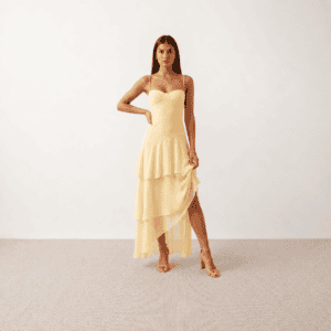 Elsie Spaghetti Strap Sweetheart Maxi Dress